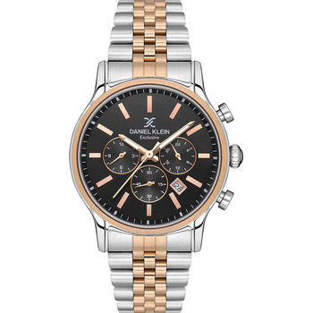 DANIEL KLEIN Exclusive Chronograph Two Tone Stainless Steel Bracelet