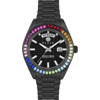 PHILIPP PLEIN Superlative Crystals Black Stainless Steel Bracelet