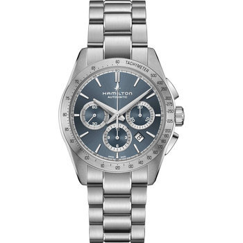 HAMILTON Jazzmaster Performer Automatic Chronograph Silver Stainless Steel Bracelet