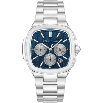 CERRUTI Casale Chronograph Silver Stainless Steel Bracelet