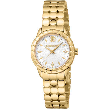 ROBERTO CAVALLI Mini Crystals Gold Stainless Steel Bracelet