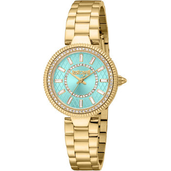 JUST CAVALLI Glam Crystals Gold Stainless Steel Bracelet