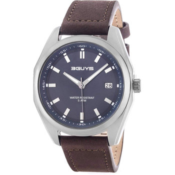 3GUYS Brown Leather Strap