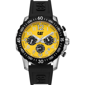 CATERPILLAR Downforce Chronograph Black Silicone Strap