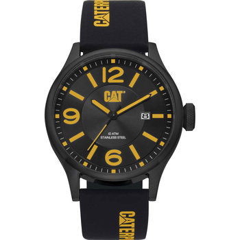 CATERPILLAR Diam Black Silicone Strap