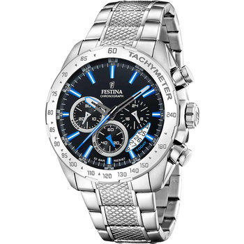 FESTINA Chronograph Silver Stainless Steel Bracelet