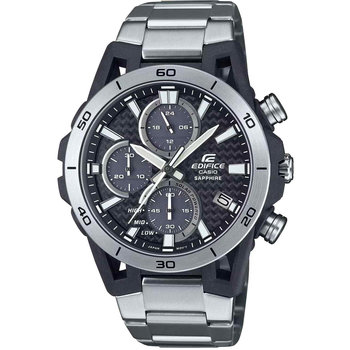 CASIO Edifice Solar Chronograph Silver Stainless Steel Bracelet