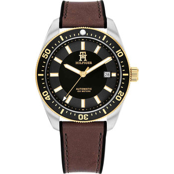 TOMMY HILFIGER Sport Automatic Two Tone Combined Materials Strap