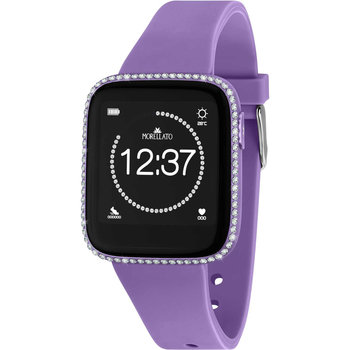 MORELLATO M-01 Crystals Smartwatch Purple Plastic Strap