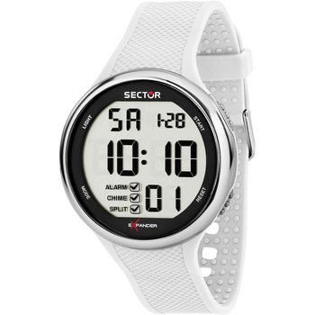 SECTOR EX-17 Chronograph White Plastic Strap