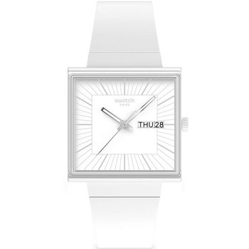 SWATCH Essentials What If All White Biosourced Strap