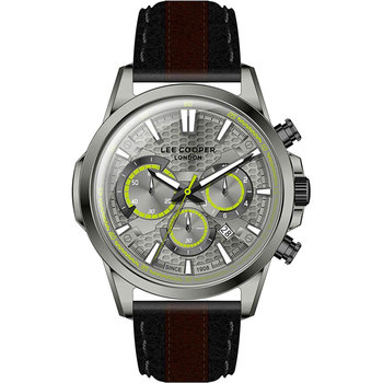 LEE COOPER Chronograph Two Tone Leather Strap