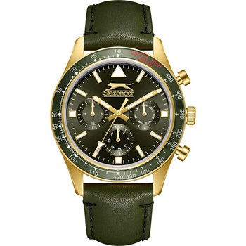 SLAZENGER Green Leather Strap