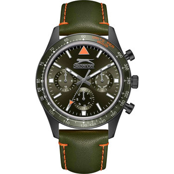 SLAZENGER Green Leather Strap