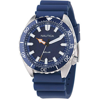 NAUTICA Vintage Solar Blue Silicone Strap