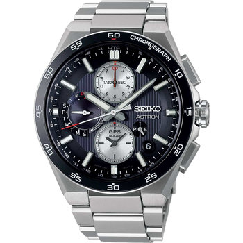 SEIKO Astron 'Night Black' 5X GPS Solar 2024 Dual Time Chronograph