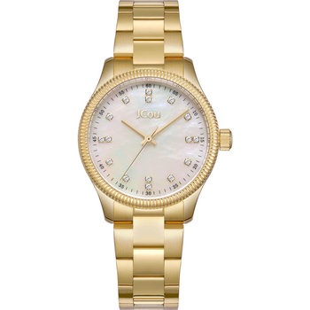 JCOU Esperia Crystals Gold Stainless Steel Bracelet