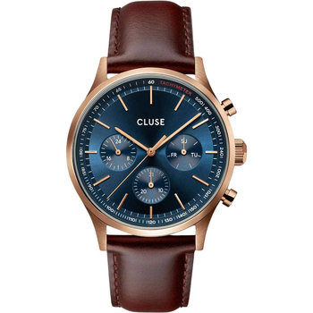 CLUSE Antheor Brown Leather Strap