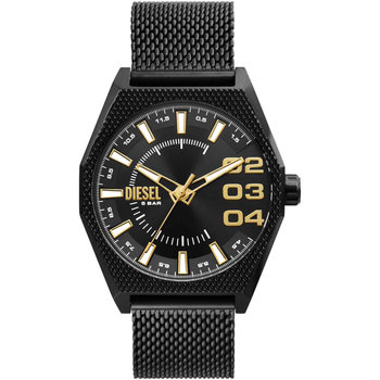 DIESEL Scraper Black Stainless Steel Bracelet