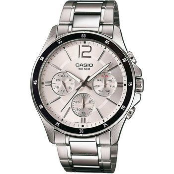 CASIO Collection Silver Stainless Steel Bracelet