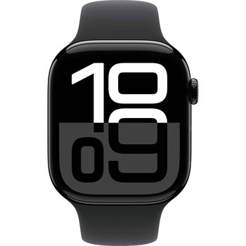 Apple Watch Series 10 GPS 46mm Jet Black Aluminium Case with Black Sport Band (M/L)