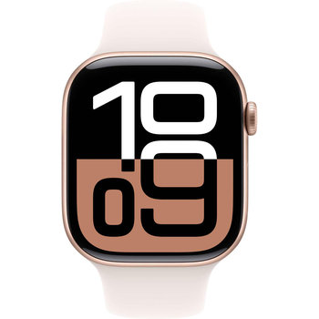 Apple Watch Series 10 GPS 46mm Rose Gold Aluminium Case with Light Blush Sport Band (S/M)