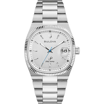 BULOVA Super Seville Silver Stainless Steel Bracelet