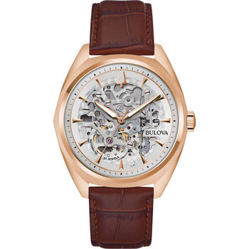 BULOVA Surveyor Automatic Brown Leather Strap