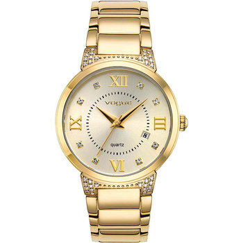 VOGUE Valerie Crystals Gold Stainless Steel Bracelet