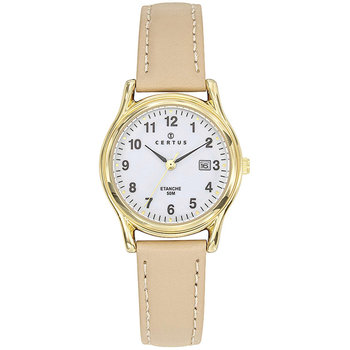 CERTUS Beige Leather Strap