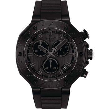 TISSOT T-Sport T-Race Chronograph Black Silicone Strap