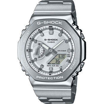 G-SHOCK G-Steel Dual Time Chronograph Silver Stainless Steel Bracelet