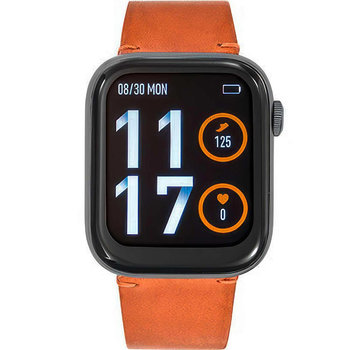 TEKDAY Smartwatch Brown Leather Strap