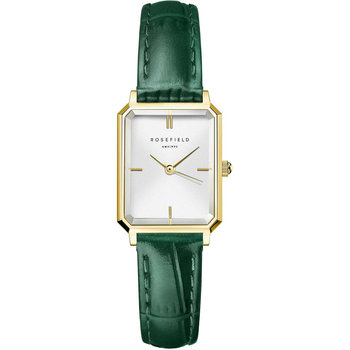 ROSEFIELD The Octagon XS Green Leather Strap