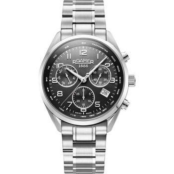 ROAMER Pro Chrono Chronograph Silver Stainless Steel Bracelet