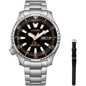 CITIZEN Promaster Marine Divers Automatic Silver Stainless Steel Bracelet Limited Edition Gift Set