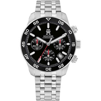 TOMMY HILFIGER Sport Chronograph Silver Stainless Steel Bracelet