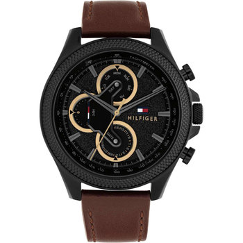 TOMMY HILFIGER Sport Brown Leather Strap