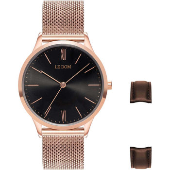 LEDOM Classic Rose Gold Stainless Steel Bracelet Gift Set