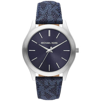 MICHAEL KORS Slim Runway Blue Synthetic Strap