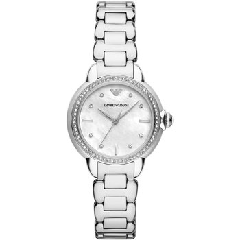 EMPORIO ARMANI Mia Crystals Silver Stainless Steel Bracelet