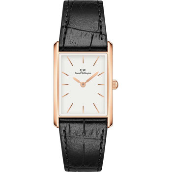 DANIEL WELLINGTON Bound Black Leather Strap