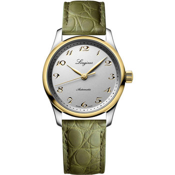 LONGINES The LONGINES Master Collection Automatic Green Leather Strap