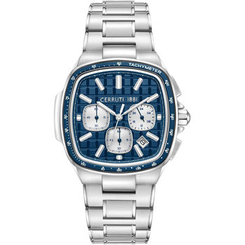 CERRUTI Casale Chronograph Silver Stainless Steel Bracelet