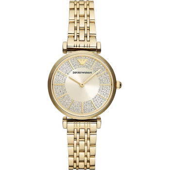 EMPORIO ARMANI Gianni T-Bar Crystals Gold Stainless Steel Bracelet