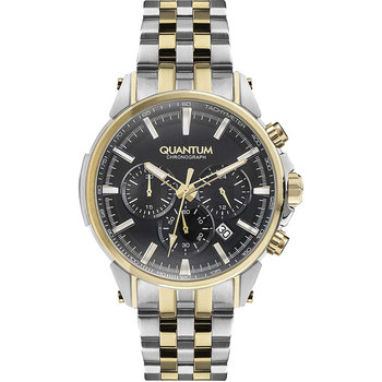 QUANTUM Powertech Chronograph Two Tone Metallic Bracelet