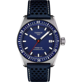 TISSOT T-Sport PR 516 Powermatic 80 Automatic Blue Leather Strap