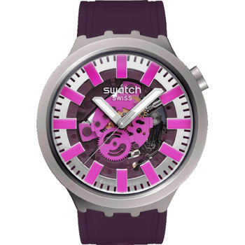 SWATCH Audacious Acai Purple Silicone Strap