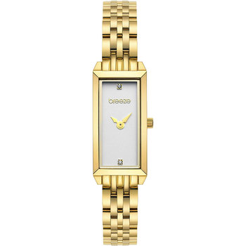 BREEZE Edge Swarovski Gold Stainless Steel Bracelet