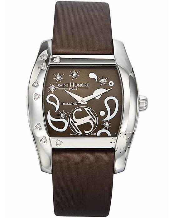 Saint HONORE Monceau Lady Side Brown Leather Strap